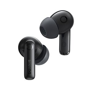 Baseus Bass BP1 Pro Active Noise Cancelling Wireless Earbuds (Black) + 6' Baseus 100W USB-C Cable  $23.97 + Free Shipping w/ Prime or on $35+