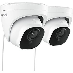 2-Pk 5MP Reolink RLC-520A PoE IP Dome Security Camera $84.80 + Free S&H
