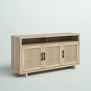56" Sand & Stable Portman Unfinished TV Stand (Bishop Oak) $90 + Free S&H