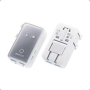 Anker Nano 5-Port Travel Adapter w/ 2x USB-C, 2x USB-A & 2-Pin AC Socket (White or Black) $19.99 + Free Shipping