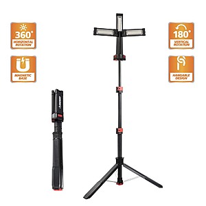 Husky 2200-Lumen Cordless Tripod Work Light $49.98 + Free Shipping $69.98