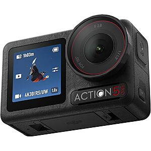 Dji Osmo Action 5 Pro Essential Combo 4k/120fps Waterproof Action Camera