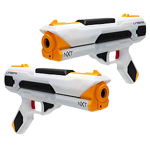 2-Pack Laser X NXT Tag 300' Range Toy Blasters (White) $23.99 or less + Free Shipping
