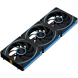 3-Pack iHTP UNI EY120 120mm ARGB PWM Case Fan w/ Daisy-Chain (Black) $9.99 + Free Shipping