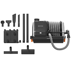 Giraffe Tools Wall-Mounted Wet/Dry Vacuum Cleaner w/ 30' Retractable Hose $252 + Free S&H