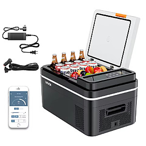 VEVOR/Succebuy 12V/24V DC 110-240V AC Fridge Portable Compressor Cooler: 20L $93, 22L $118  + Free Shipping