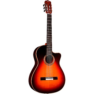 Cordoba Fusion Orchestra CE Crossover Classical Acoustic-Electric Guitar (Teardrop Sunburst) $599 + Free Shipping