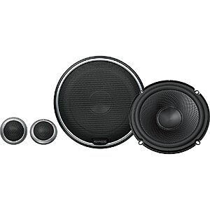 6.5" Kenwood KFC-P710PS Car Audio Component Speaker System $99 + Free Shipping