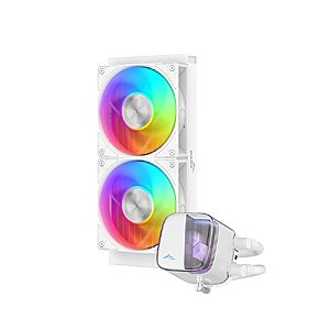 SAMA L70 AIO Liquid CPU Cooler w/ Infinity Mirror ARGB Pump (White) 240mm $30, 360mm $45 + Free Shipping w/ Prime or on $35+