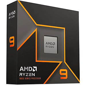AMD Ryzen 9 9900X 12-Core 4.4GHz Desktop CPU+ 240mm MSI AIO ARGB Liquid Cooler $329 + Free Shipping