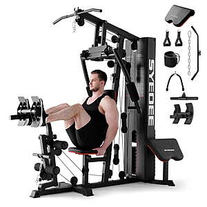 Syedee 150LBS Weight Stack Home Gym Station $417.04 + Free Shipping