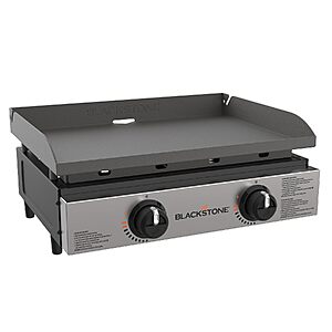 [Prime] Blackstone 22" 2-Burner Tabletop Griddle w/ Rear Grease Management$92.99