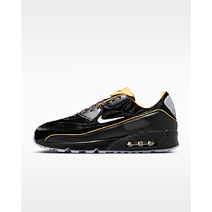 Nike Men's Air Max 90 "Mercurial" Shoes (Black/Gold Leaf/Pear/White) + Free Shipping