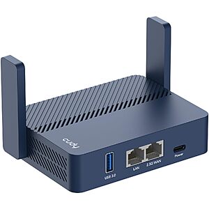 Cudy TR3000 AX3000 Dual-Band Wi-Fi 6 Travel Router $29.99 + Free Shipping w/ Prime or on $35+
