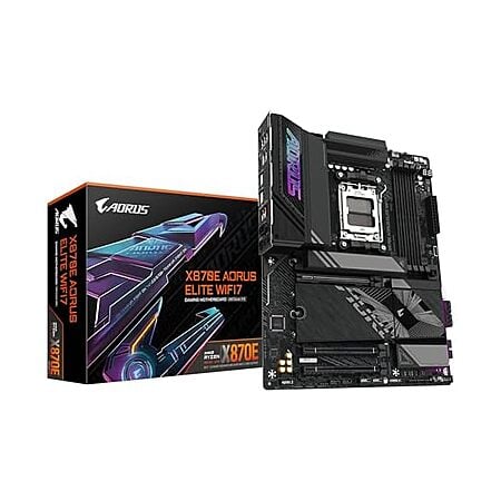 Open Box - Gigabyte X870E Aorus Elite WIFI7 AM5 Motherboard (Black) $208.99 + Free Shipping w/ Prime