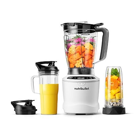 NutriBullet SmartSense Blender Combo 1400W (White) $90.56 + Free Shipping