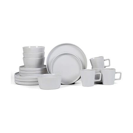 16-Piece Stone Lain Celina Modern Stoneware Dinnerware Set (White Glossy) $27.42 + Free Shipping w/ Prime