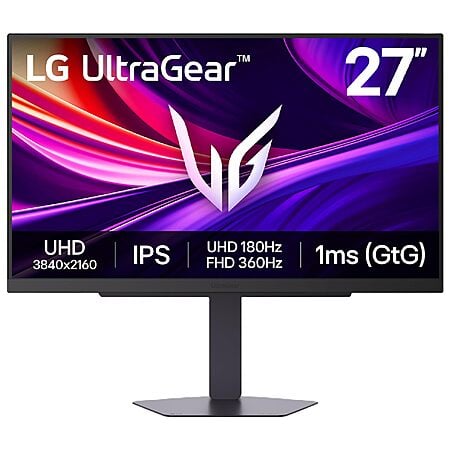 27" LG UltraGear 27G810A-B Dual Mode UHD 4K/FHD 180Hz/360Hz IPS Gaming Monitor $346.99 + Free Shipping
