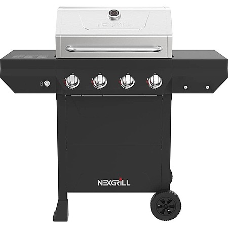 Nexgrill 4-Burner Propane Gas Grill w/ Stainless Main Lid (Black) $199.00 + Free Shipping