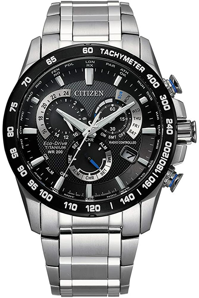 Citizen Men's PCAT Eco-drive Perpetual Chrono Atomic Titanium Watch