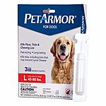 3-month PetArmor flea &amp; tick for dogs (45-88lbs.) $7.98 or as low as $6.78 with S&amp;S free shipping w/prime