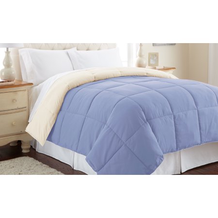 Reversible Down Alternative Comforter (Queen size blue/cream ONLY) $13.29 at www.bagssaleusa.com ...