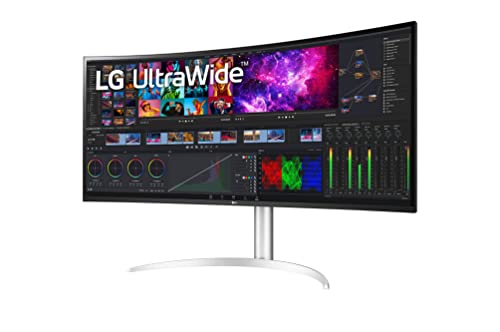 LG 40WP95C-W 40” UltraWide Curved WUHD (5120 x 2160) 5K2K Nano IPS Display, DCI-P3 98% (Typ.) with HDR10, Thunderbolt 4 with 96W PD $1529.99