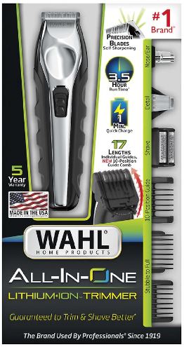 Wahl All-In-One Lithium Ion Cordless Beard/Body Trimmer: $26.25, Wahl 2 in 1 Clip 'N Trim Haircutting Kit: $20.25 & More + Free Pickup @ Walgreens