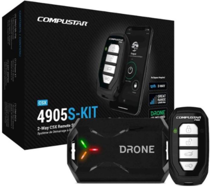 Compustar 2-Way CSX Remote Start System/LTE Module (Black) + Installation: $300 w/Free Shipping @ Best Buy