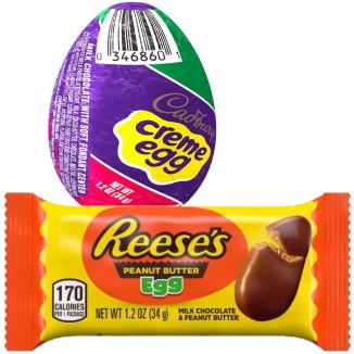 1.2 Oz Cadbury Cream Egg or 1.2 Oz Reese's Peanut Butter Egg: 2 for $0.90 w/Store Pickup on $10+ @ Walgreens