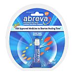 2g Abreva Docosanol 10% Cream Cold Sore Treatment (Tube or Pump) - $9 w/Store Pickup