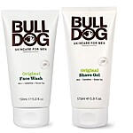 Bulldog Men's Skincare: 5.9-Oz Shave Gel or 5-Oz Face Wash 2 for $4.20 w/ $4 Walgreens Cash + Free Store Pickup