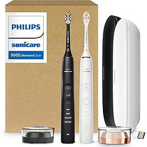 Prime Members: 2-Pack Philips Sonicare Diamond Clean 9000 Electric Toothbrush $200 + Free S&H