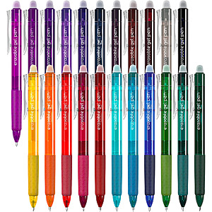 Vanstek Retractable Erasable Gel Pens