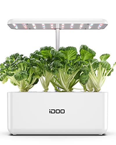 iDOO Hydroponics Growing System, Indoor Garden Starter Kit with LED Grow Light, Automatic Timer Germination Kit, Height Adjustable $39.99