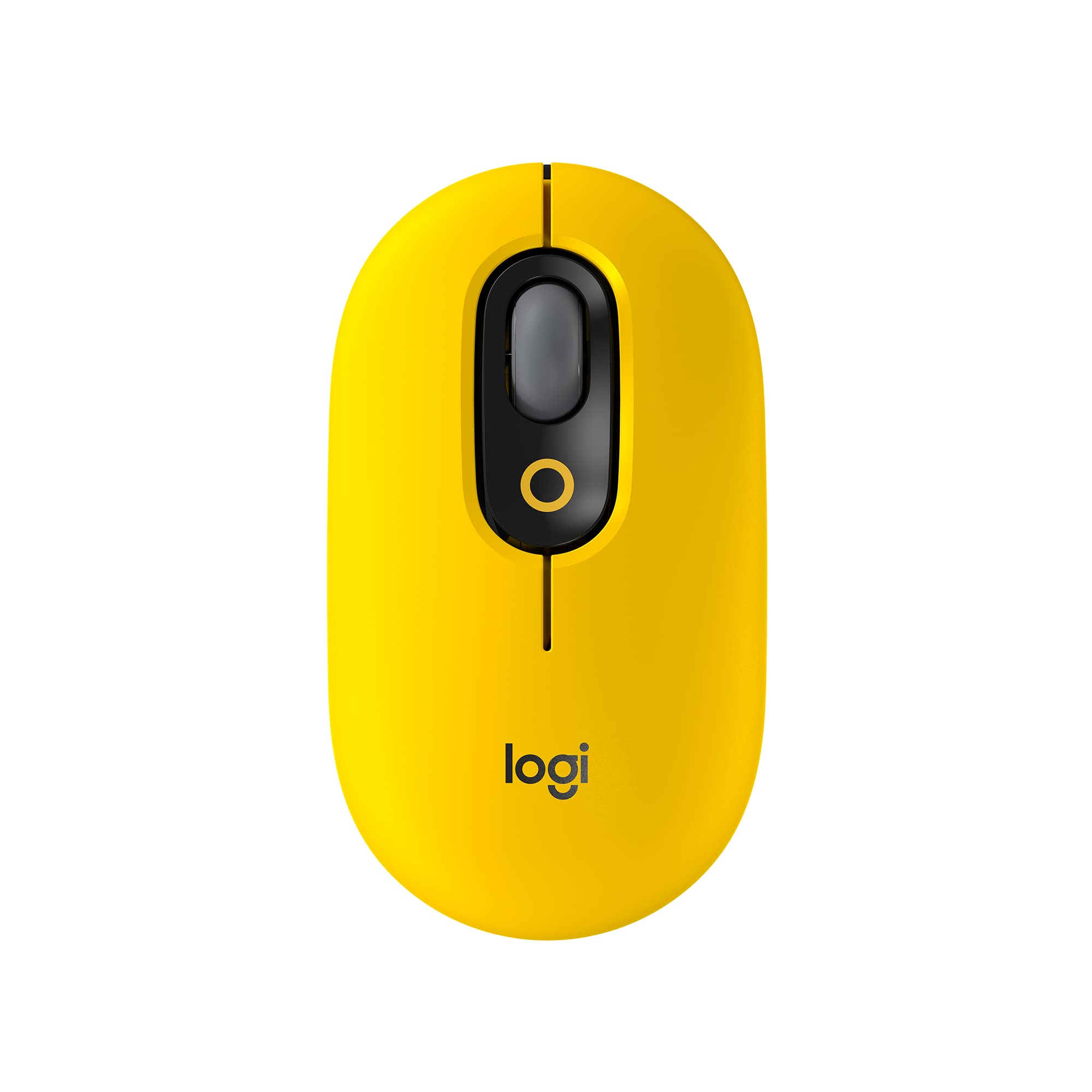 Logitech POP Mouse, Wireless Mouse with Customizable Emojis, SilentTouch Technology, Precision/Speed Scroll, Compact Design, Bluetooth, OS Compatible - Blast Yellow $19.99