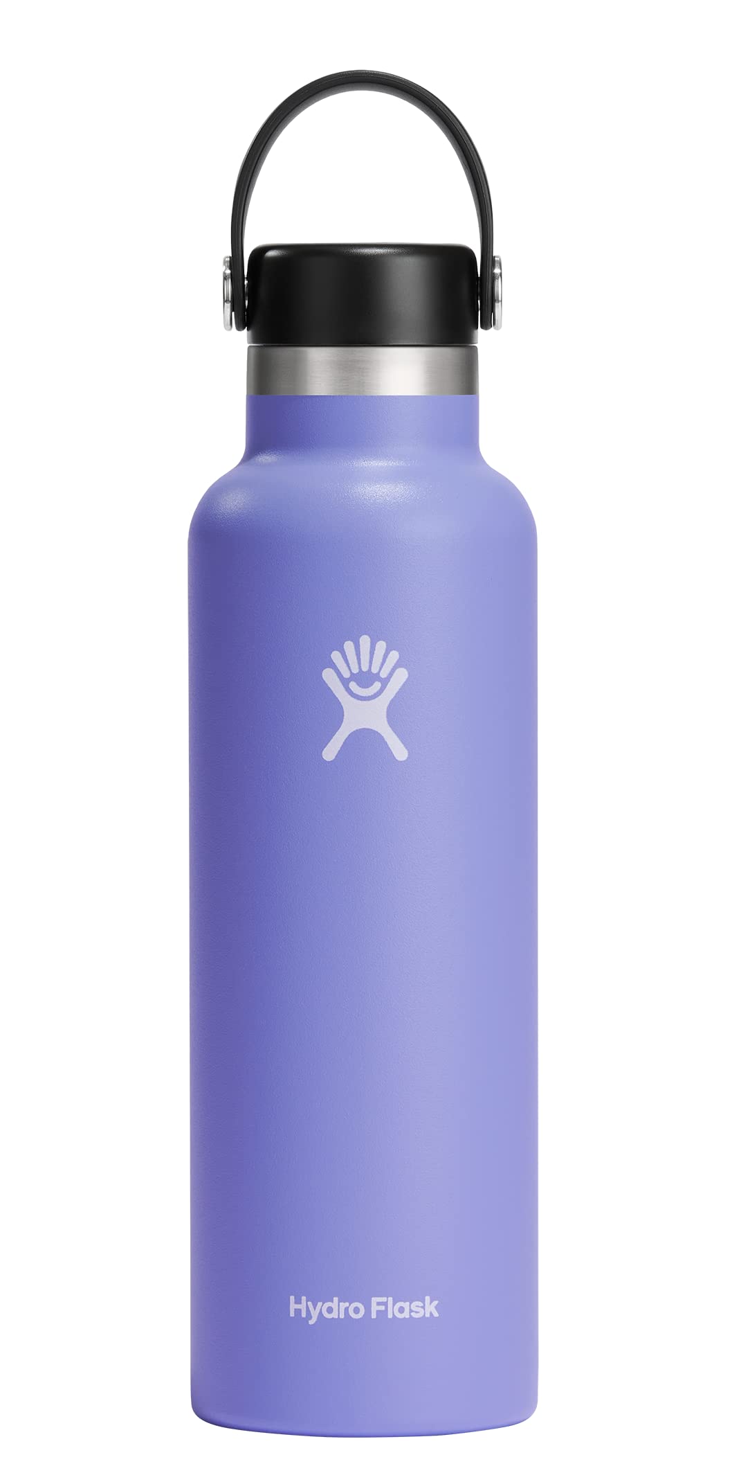 Hydro Flask 21 oz Standard Mouth with Flex Cap Stainless Steel Reusable Water Bottle Lupine