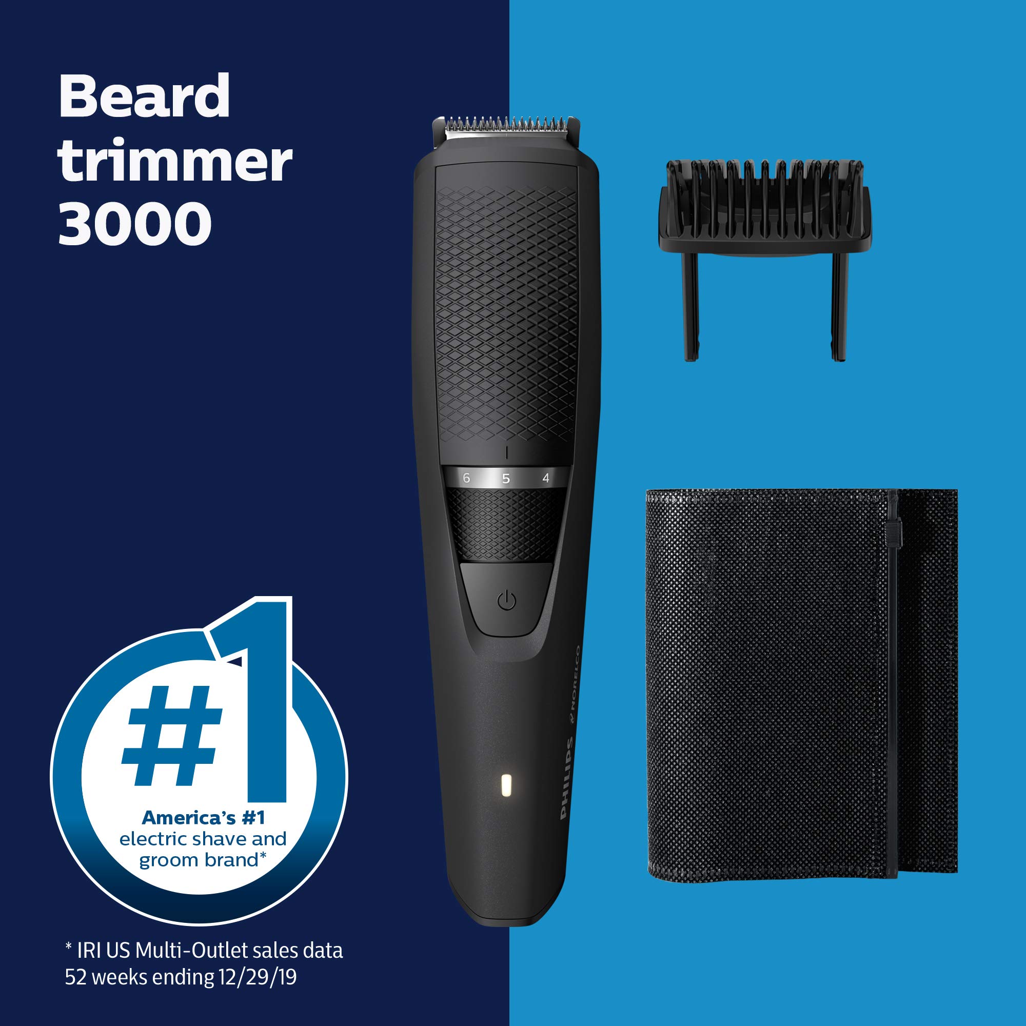 Philips Norelco Beard Trimmer and Hair Clipper, Cordless Grooming