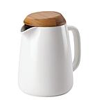 BonJour Wayfarer Ceramic Coffee Pot, 34 Ounce, Matte White $14.45
