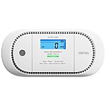 X-Sense Carbon Monoxide Detector Alarm w/ Digital LCD Display $20