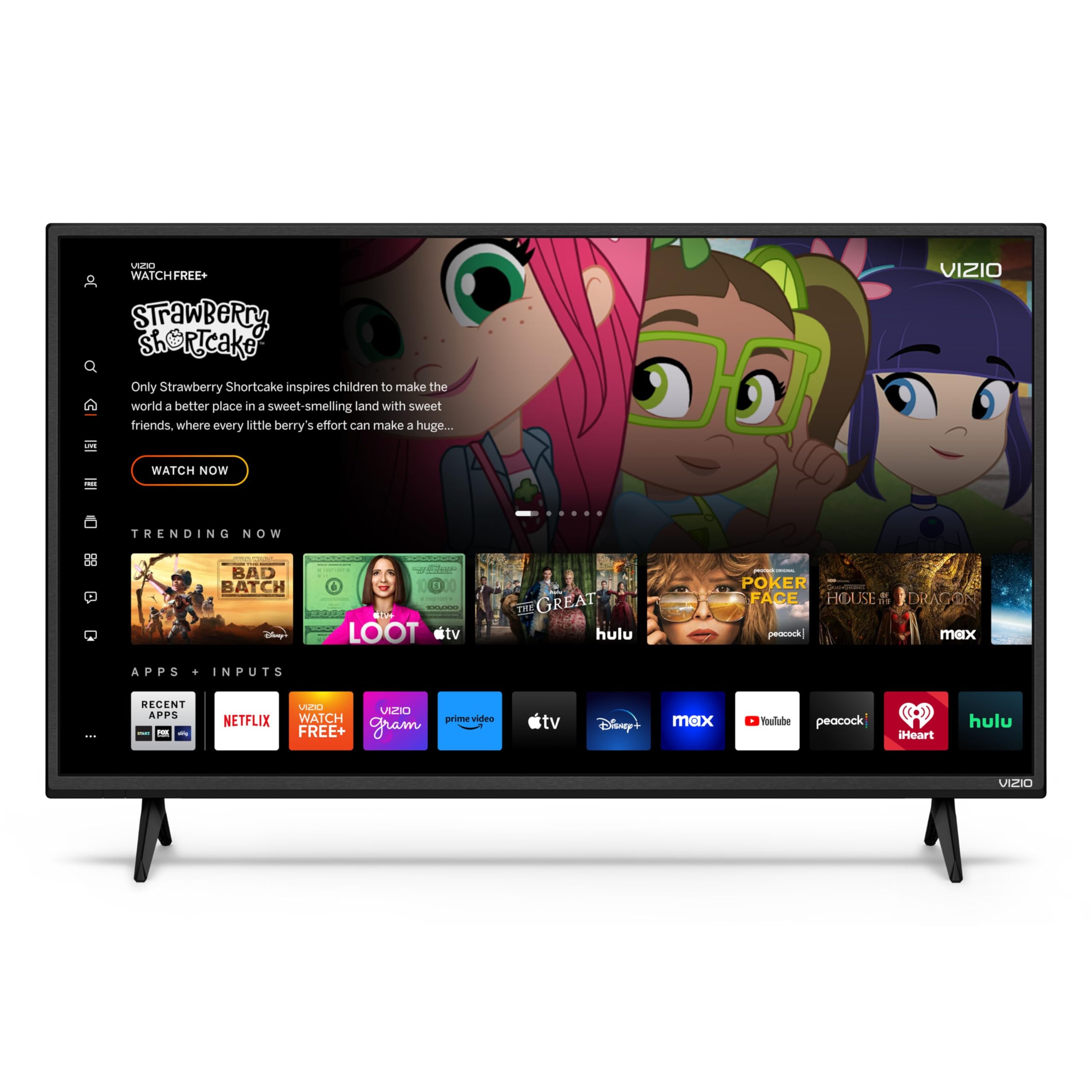 VIZIO 40-inch D-Series Full HD 1080p Smart TV with AMD FreeSync, Apple AirPlay and Chromecast Built-in, Alexa Compatibility, D40f-J09, 2022 Model $158
