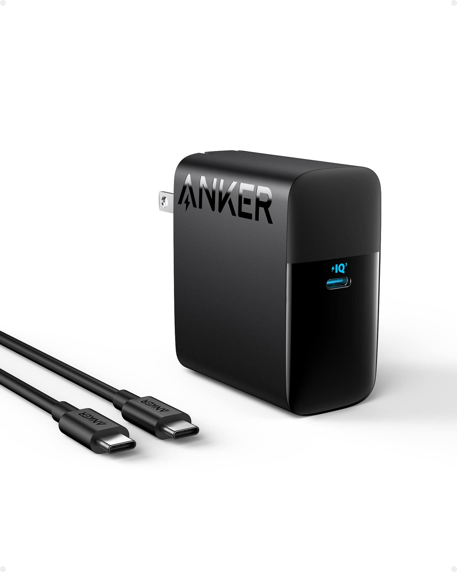 Mac Book Pro Charger, 100W USB C Charger, Anker Compact and Foldable Fast Charger for MacBook Air, Samsung Galaxy, iPad Pro, 5 ft USB C to USB C Cable Included $24.99