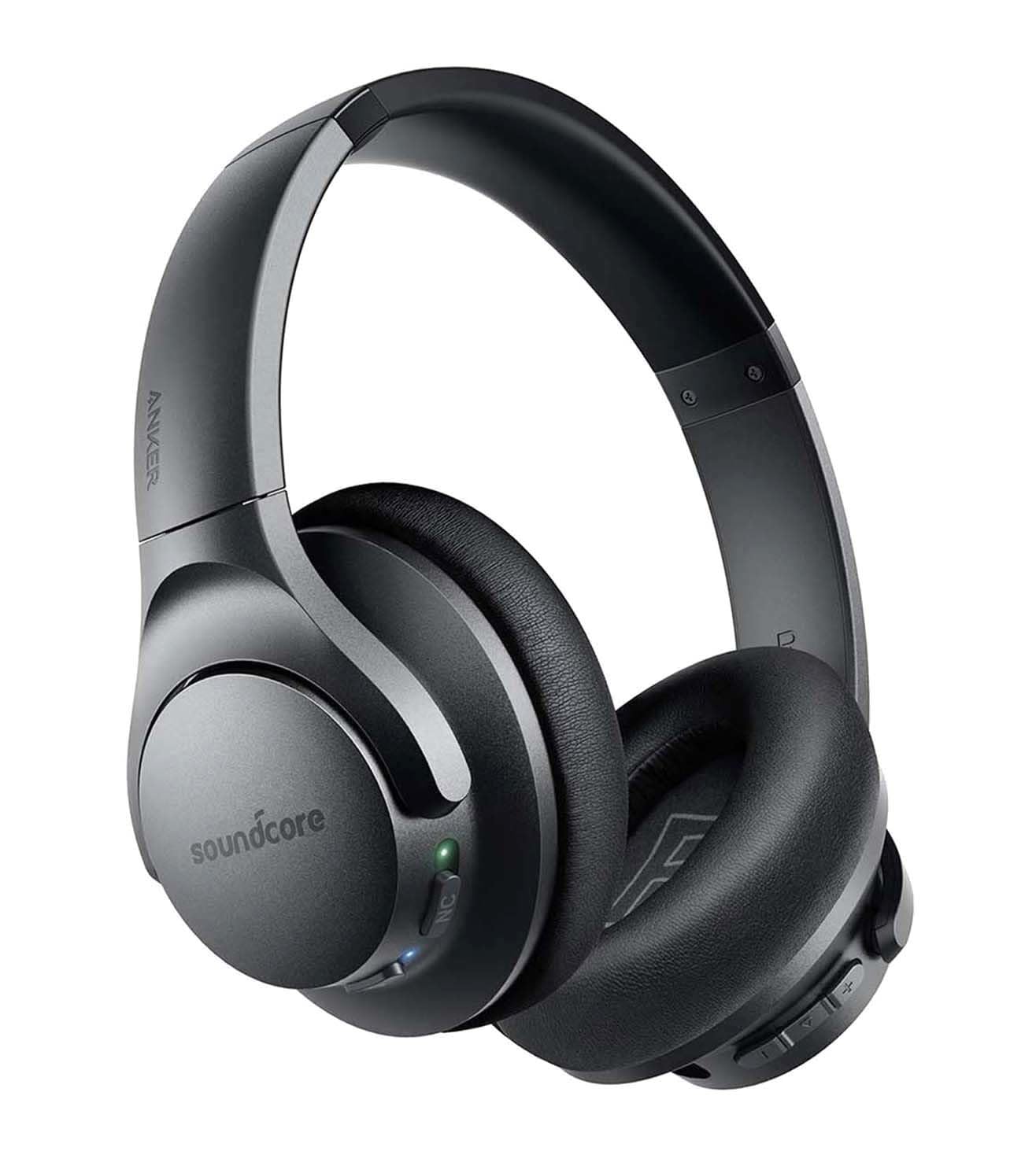 Soundcore Anker Life Q20 Hybrid Active Noise Cancelling Headphones, Wireless Over Ear Bluetooth Headphones, 60H Playtime, Hi-Res Audio, Deep Bass, Memory Foam Ear Cups $39.98