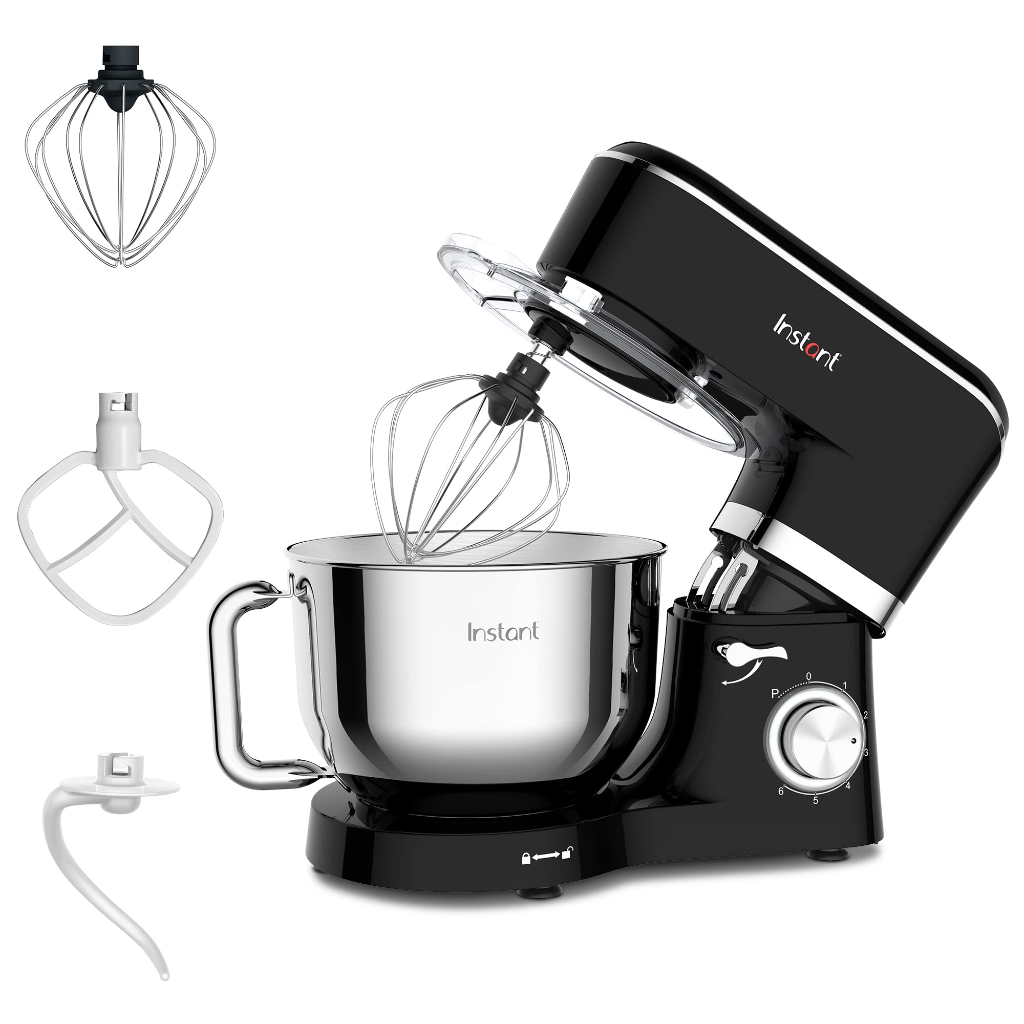Instant Pot 6-Speed 6.3-Qt Stand Mixer with Stainless Steel Bowl $99.95