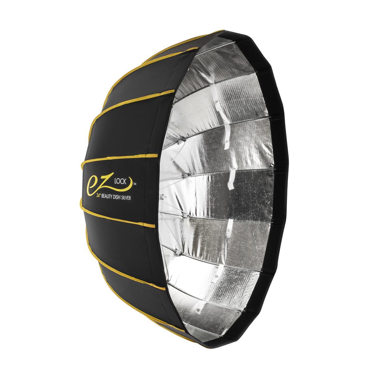 Glow EZ Lock Collapsible Silver or White Beauty Dish (34") $54