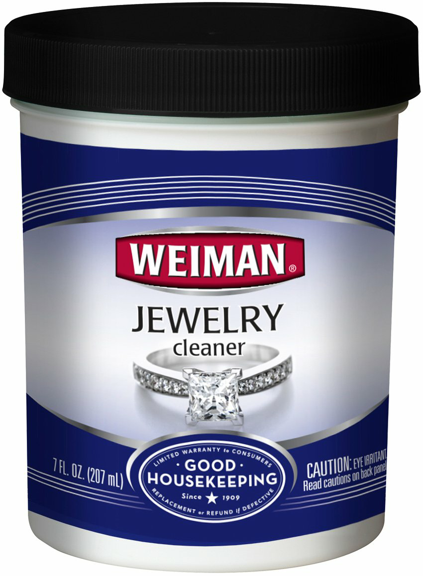 Weiman Jewelry Cleaner Liquid – Restores Shine and Brilliance to Gold, Diamond, Platinum Jewelry and Precious Stones – 7 Ounce $1.70
