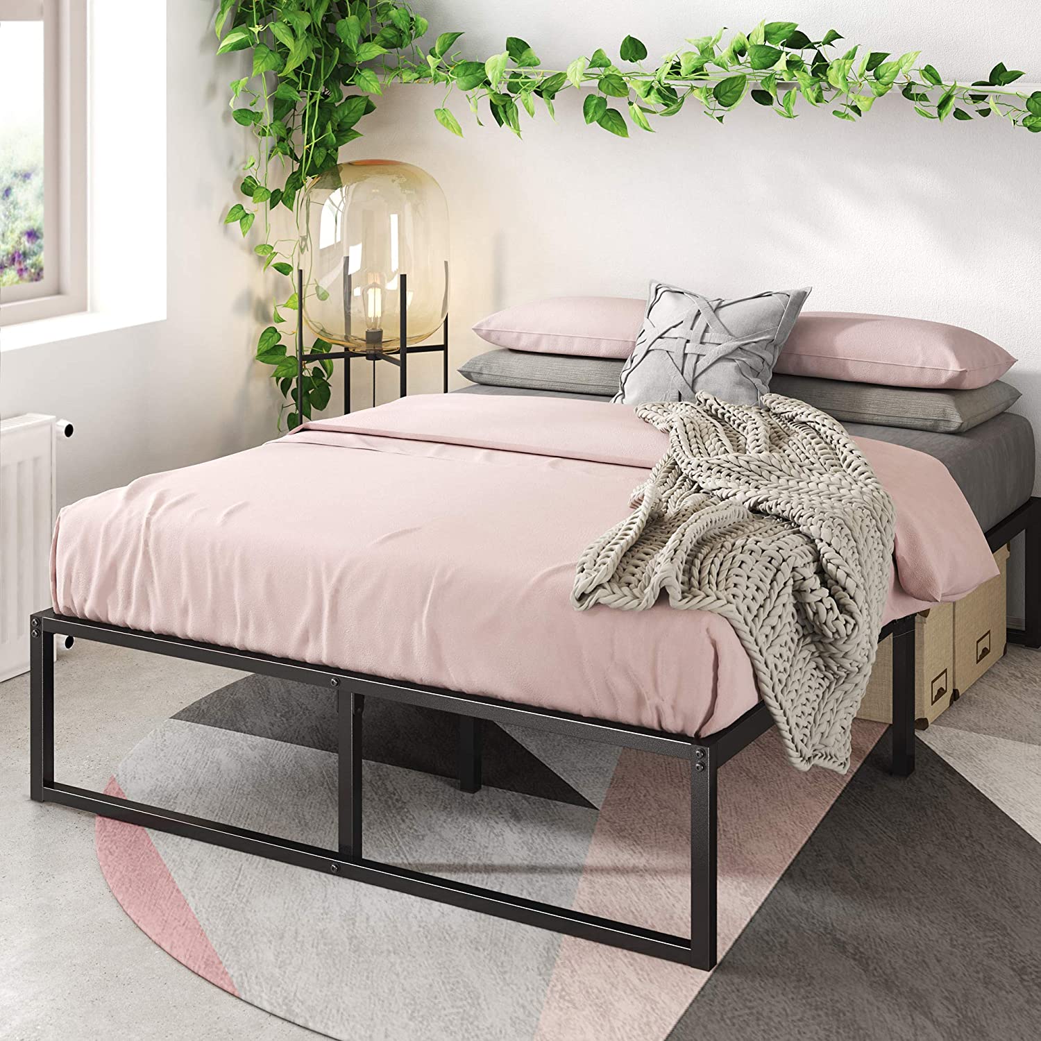 Zinus 14" Platforma Bed Frame QUEEN