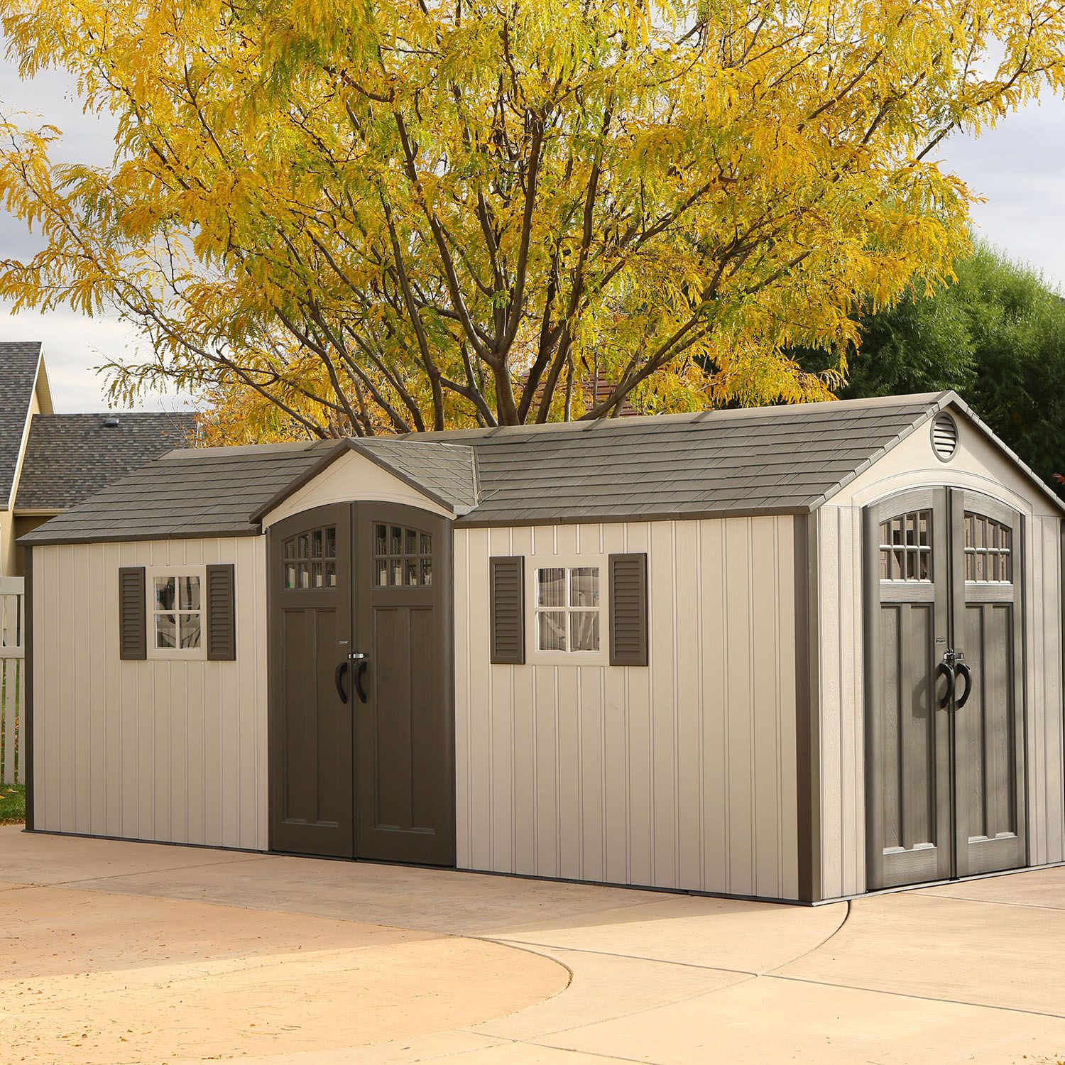 Lifetime 20' x 8' Outdoor Storage Shed Building $1,999 at 