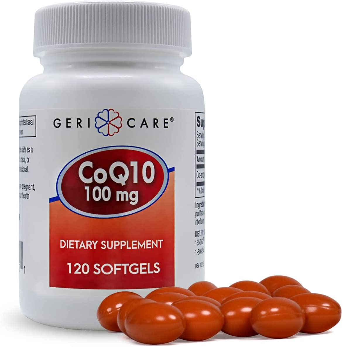 120-Count 100mg GeriCare COQ10 Supplement $ @ Amazon