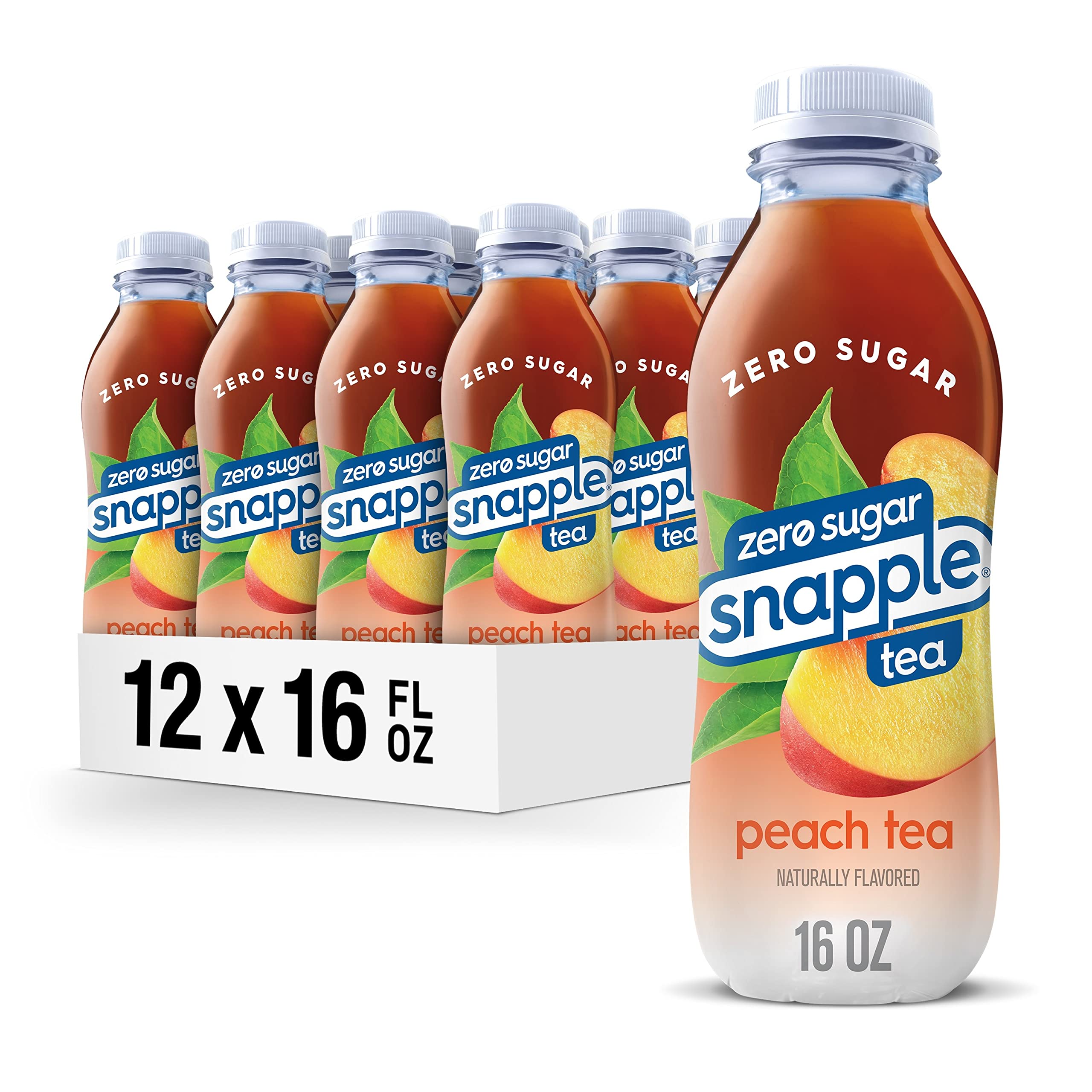 12 Bottles Of Snapple Apple, Peach, Or Zero Sugar Peach Tea from $9.45 (less if you subscribe)